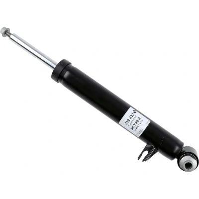 Abbildung von SACHS 318 432 Stoßdämpfer links Gasdruck Zweirohr Teleskop oben Stift, unten Auge BMW: X5