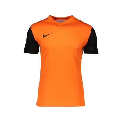 Abbildung von Nike Performance Tiempo PRE Sport Tshirt, Herren, Größe: Medium, Orangeschwarz