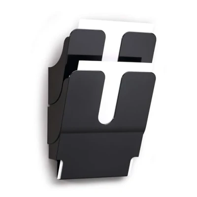 Abbildung von Durable Prospektspenderset FlexiPlus 2 A4, 1 Set, schwarz, 1709008060
