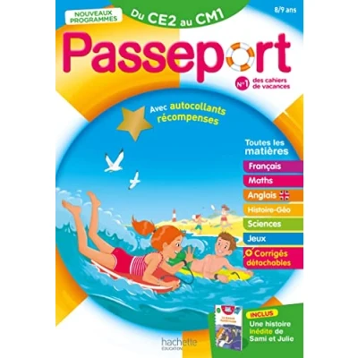 Abbildung von Passeport Du CE2 au CM1 8/9 ans Cahier de vacances 2024
