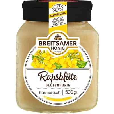 Abbildung von Breitsamer Rapsblüte Blütenhonig cremig, 500 g