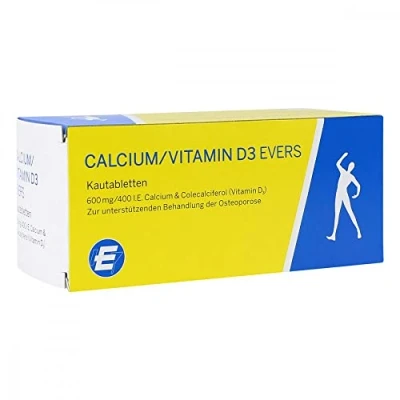 Abbildung von Calcium/vitamin D3 Evers 600 mg/400 I.E 100 St