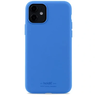 Abbildung von holdit Silikonhülle iPhone 11/Xr (6,1) 0,8mm Ultra dünn Handyhülle Silikon Trendy Slim Silicone case mit Voller Schutz (erhöhte Kante für Kameraschutz) Sky Blue