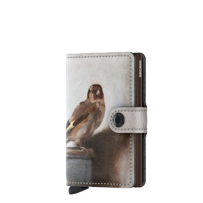 Abbildung von Secrid Miniwallet Art Mauritshuis goldfinch