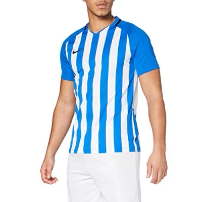 Abbildung von Nike Herren Striped Division III SS Trikot, Königsblau / Weiß Schwarz, S