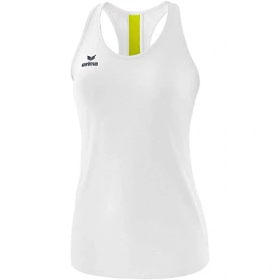 Abbildung von Erima Damen Squad Uni Tanktop, weiß/Slate Grey/Bio Lime, 36