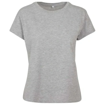 Abbildung von Build Your Brand Ladies Box Tee Grau Heather Grey XS