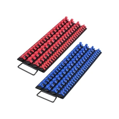 Abbildung von VEVOR Steckschlüssel Organizer Set 2 Stk. 160 Clips Halterschiene metrisch/SAE