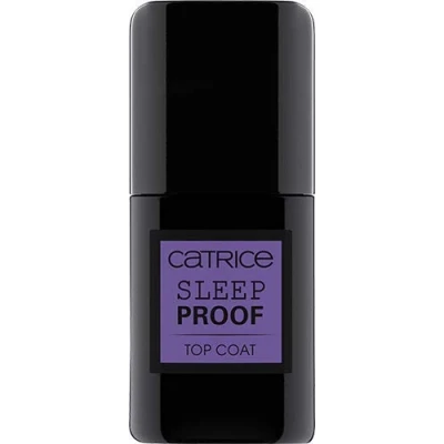 Abbildung von Catrice Sleep Proof Top Coat, Unter und Überlack, transparent, schützend, schnelltrocknend, gelig, glänzend, ohne Aceton, vegan, Mikroplastik Partikel frei (10,5ml)