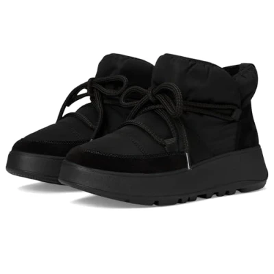 Abbildung von Fitflop Winterboots &quot;F MODE&quot;, Snowboots, Winterstiefel mit modischer Schnürung, schmale Form