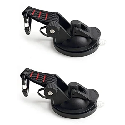 Abbildung von Saugnapf Haken Extra Stark 2 Stücke Set Auto Saugnäpfe Camping für Saugnapf, Sonnensegel, Vorzelte, Seitenmarkise, Boot, Wohnmobil, Haushalt