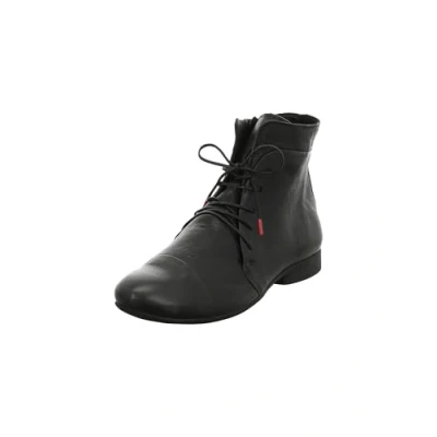 Abbildung von THINK! Damen Guad chromfrei gegerbte Leder gefütterte Stiefelette, 0000 SCHWARZ, 37 EU