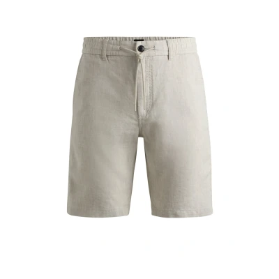 Abbildung von BOSS Shorts, Herren, Größe: 29, Light beige