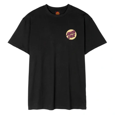Abbildung von Santa Cruz Wagon DOT Chest Unisex Tshirt print, Größe: Medium, Black