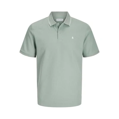 Abbildung von Jack &amp; Jones Eaustin NOOS Poloshirt, Herren, Größe: 3XL, Iceberg green