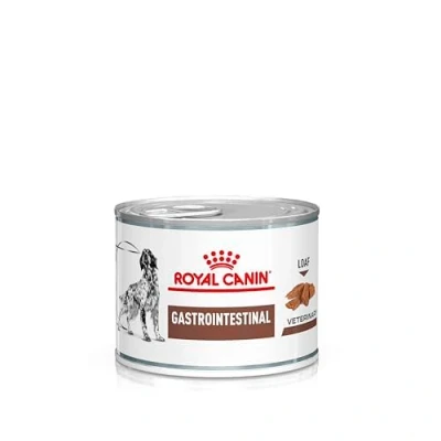 Abbildung von ROYAL CANIN Veterinary Gastrointestinal Mousse 12 x 200 g Diät Alleinfuttermittel für ausgewachsene Hunde Zur Unterstützung der Verdauung Mit hohem Energiegehalt