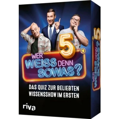 Abbildung von Wer weiß denn sowas? 5 Das Quiz zur beliebten Wissensshow im Ersten: Kartenspiel mit neuen Fragen aus der Show. Geschenk für Quizfans zu Geburtstag, Ostern oder Weihnachten