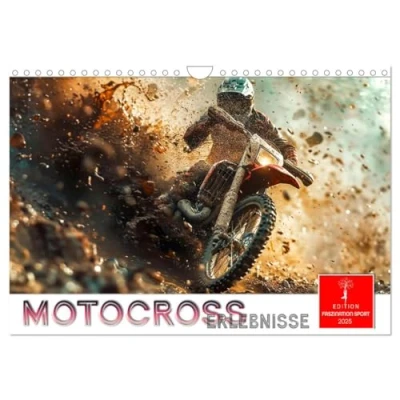 Abbildung von Motocross Erlebnisse (Wandkalender 2025 DIN A4 quer), CALVENDO Monatskalender