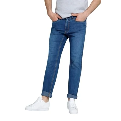 Abbildung von STHUGE Große Größen Herren Regular Fit Jeans, Blue Denim, 26