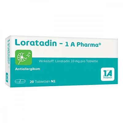 Abbildung von Loratadin 1 A Pharma Tabletten 20 St