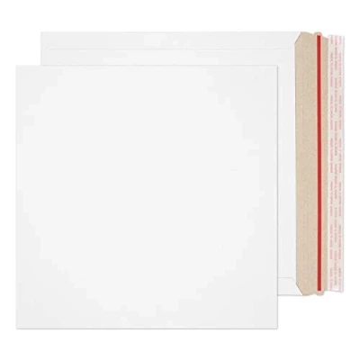 Abbildung von Blake Purely Packaging PPA22 RS Vollpapptaschen Quadratischer Haftklebung Weiß Pappe 350g/m² 300 x mm 100 Stück