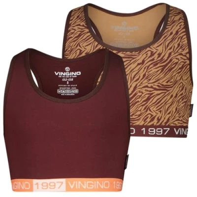 Abbildung von Vingino Girl&#039;s G 243 3 Racer 2pack Comfort, Rustic Brown, 8 Jahre