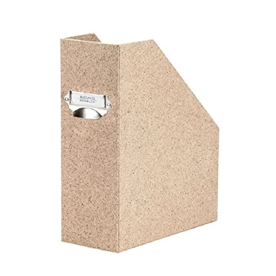 Abbildung von Rössler SOHO Stehsammler A4 Pappe aus stabilem Karton Büro Organizer Schreibtisch Zeitschriftenhalter 315 x 260 115 mm 1 Stück Farbe: Braun Cacao