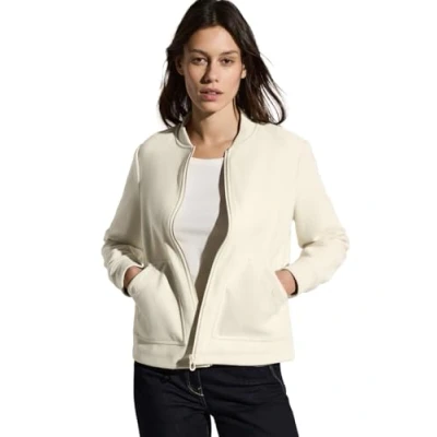 Abbildung von Cecil Fleecejacke, Damen, Größe: Medium, Beige