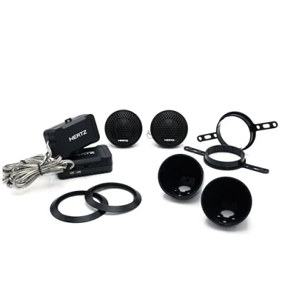 Abbildung von Hertz MP 28.3 Set Tweeter 28mm+XOVER Hochtöner 1 Paar + Frequenzweichen Einbaugehäuse