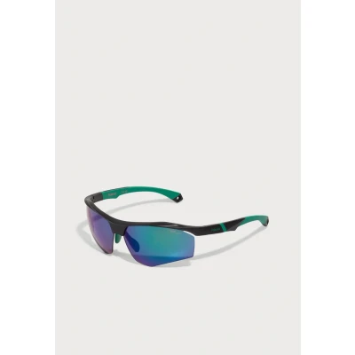 Abbildung von Polaroid Sonnenbrille, Herren, Größe: 68, Matte black green