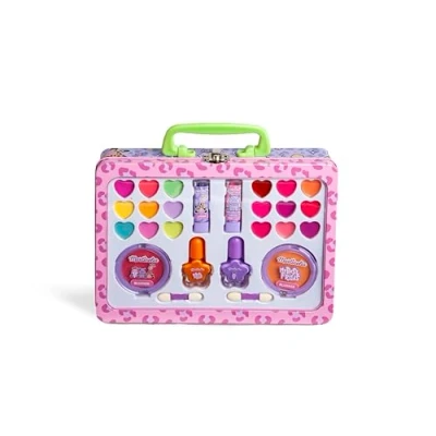 Abbildung von AQUARIUS MARTINELIA MY BEST FRIENDS COMPLETE Beauty CASE Kinder Schminkset mit Nagellack, Lippenstift, Puder und Blush Mädchen Geschenkset