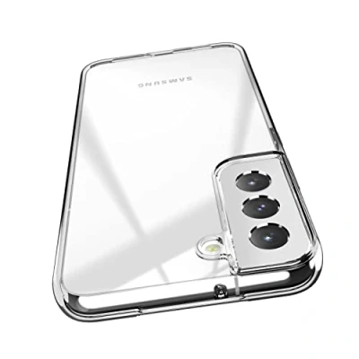 Abbildung von elago Hybrid Clear Case Kompatibel mit Samsung Galaxy S22 5G Hülle (6,1&quot;), PC + TPU Technologie, Stoßfester Bumper Schutzhülle, Ganzkörperschutz Handyhülle (Transparent)