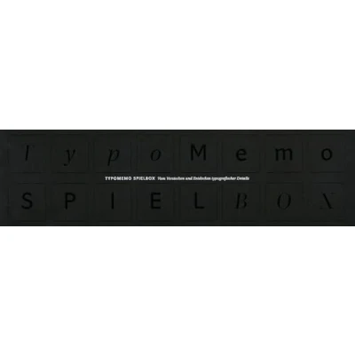 Abbildung von TypoMemo SpielBox. Vom Verstecken und Entdecken typografischer Details