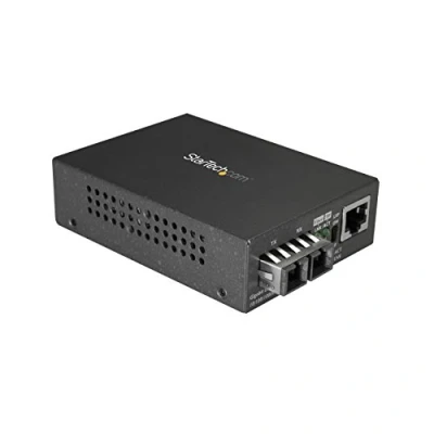 Abbildung von StarTech.com LWL Medienkonverter 1000Base SX Multi Mode 550m SC Glasfaser auf Ethernet Konverter zu Kupfer