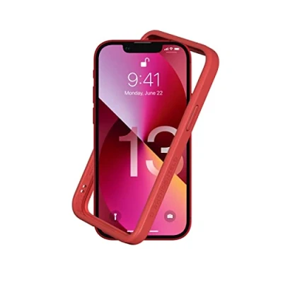 Abbildung von RhinoShield Bumper Case kompatibel mit [iPhone 13 Mini] CrashGuard NX Stoßdämpfende Schutzhülle im schlanken Design 3.5 Meter Fallschutz Rot