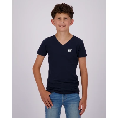 Abbildung von Vingino Jungen B Basic Tee vnss T Shirt, Midnight Blue, 10 Jahre EU