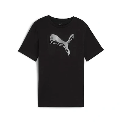Abbildung von PUMA Mädchen ESS METALLIC Tee G T Shirts, Black,