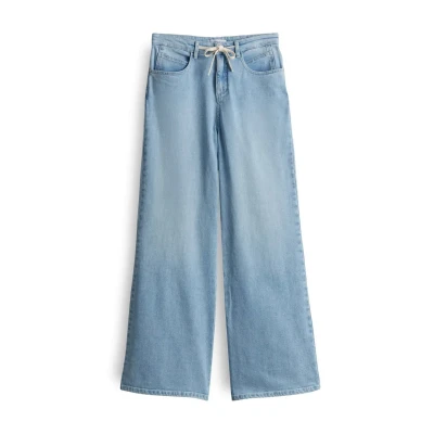 Abbildung von OPUS Palazzo MIVA Paris Jeans Bootcut, Damen, Größe: 42x32, Light parisien blue