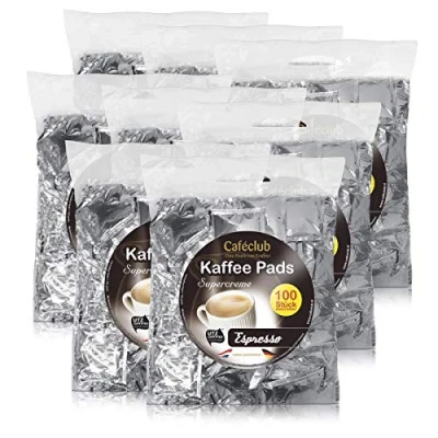 Abbildung von Cafeclub Supercreme Espresso KaffeePads Megabeutel 8x100 Stuck