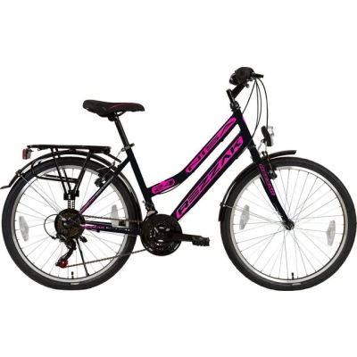 Abbildung von Rezzak Cityrad 24 Zoll Fahrrad Mädchenfahrrad Kinderfahrrad 087, 21 Gang Shimano, Kettenschaltung