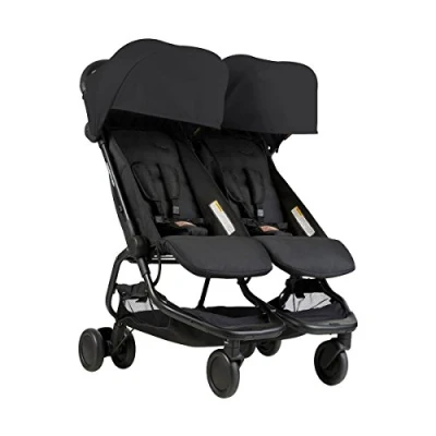 Abbildung von Mountain Buggy Nano DUO V1 Zwillings , Geschwisterwagen black schwarz