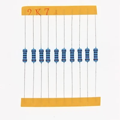 Abbildung von HUABAN 100 Stücke 0.5 Watts 1/2W 2K7 Ohm 1% Metallfilmwiderstand