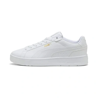 Abbildung von Puma Court Classico Sneakers Unisex Schuhe White/Gold Größe: 42.5