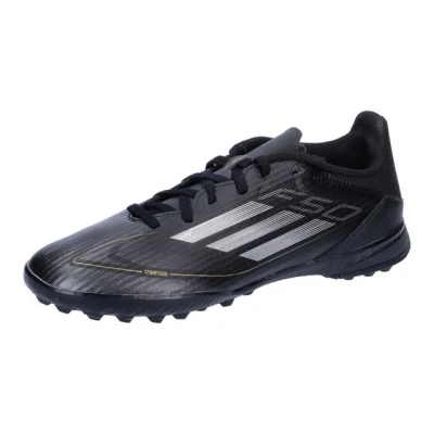 Abbildung von adidas Performance F50 League TF Unisex Fußballschuh Multinocken für Kinder, Größe: 33, Core black/iron metallic/gold metallic Schuhe