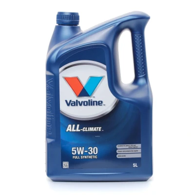 Abbildung von Valvoline All Climate 5W 30 5l Motoröl 872286 OPEL: Tigra Twintop, Astra J Schrägheck, Corsa C VOLKSWAGEN: Golf 5 Schrägheck