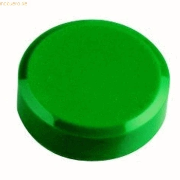 Abbildung von MAUL Facetterand Magnete (8 Stück) MAULpro Ø 15mm mini aus Kunststoff starke für Whiteboard und Magnettafel ideal Büro, Homeoffice Werkstatt Grün