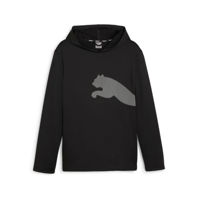Abbildung von Puma Train ALL DAY BIG CAT Hoodie Langarmshirt, Herren, Größe: Medium, Black
