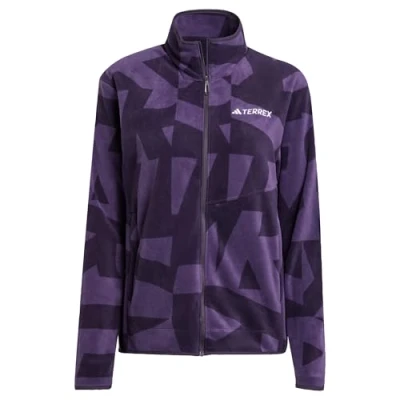 Abbildung von Adidas Terrex Fleecejacke, Damen, Größe: Small, aurora black plum