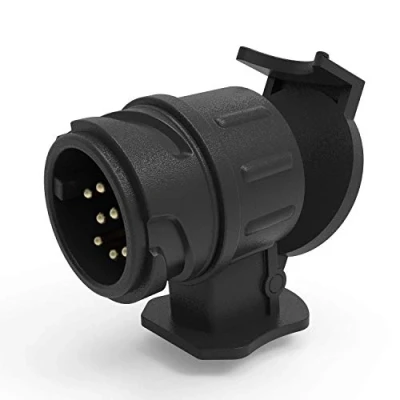Abbildung von NEUE DAWN Anhängerkupplung Adapter 13 auf 7 polig 12V für PKW, KFZ anhänger polig, Adapterkabel anhängeradapter anhängerstecker PKW pin to