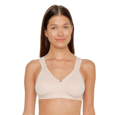Abbildung von Susa Damen 7619 Bügelloser BH, Blickdicht, Braun (Cappuccino 103), 75D